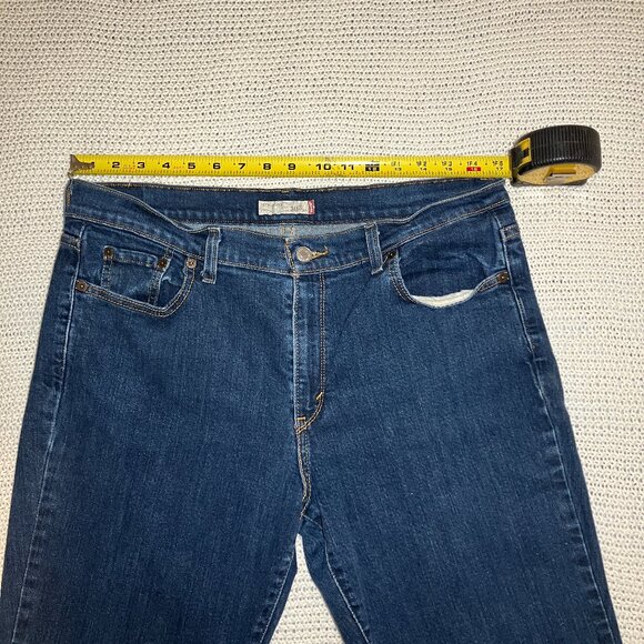 Vintage Levi’s 505 Straight Leg Jeans Women’s 14 Medium Y2K Mid Rise Medium Wash - Picture 7 of 9